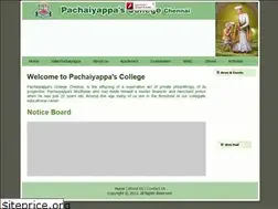 Sites similar to pachaiyappascollege.edu.in