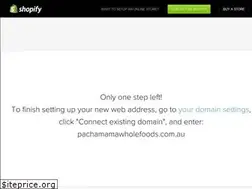 Sites similar to pachamamawholefoods.com.au
