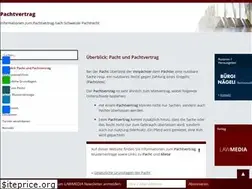 Sites similar to pacht-vertrag.ch