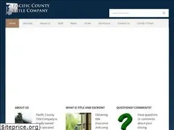 Sites similar to pacificcountytitle.com