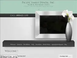 Sites similar to pacificfamilydental.net