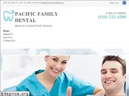 Sites similar to pacificfamilydentalsp.com