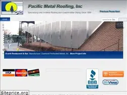 Sites similar to pacificmetalroofing.com