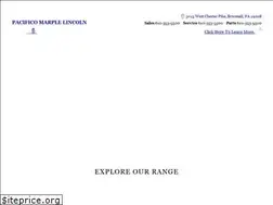 Sites similar to pacificomarplelincoln.com