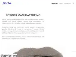 Sites similar to pacificparticulatematerials.com