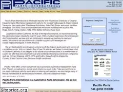 Sites similar to pacificparts.net