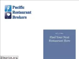 Sites similar to pacificrestaurantbrokers.com