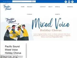 Sites similar to pacificsoundchorus.org