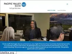 Sites similar to pacificvalleybank.com