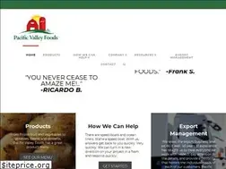 Sites similar to pacificvalleyfoods.com
