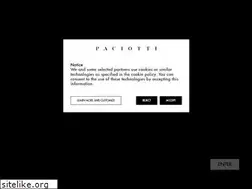 Sites similar to paciotti.com