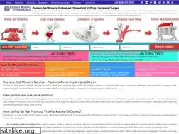 Sites similar to packersmovershyderabadcity.in