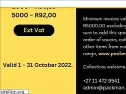 Sites similar to packman.za.com