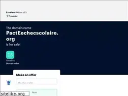 Sites similar to pacteechecscolaire.org