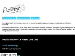 Sites similar to pacwestsalesinc.com