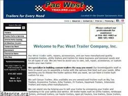 Sites similar to pacwesttrailers.com