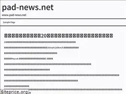 Sites similar to pad-news.net