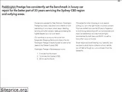 Sites similar to paddingtonprestige.com.au