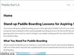 Sites similar to paddlesurfla.com