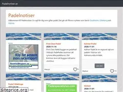 Sites similar to padelnotiser.se
