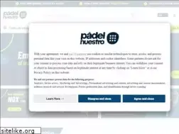 Sites similar to padelnuestro.com