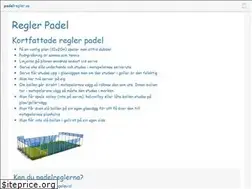 Sites similar to padelregler.se