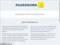 Sites similar to paderbornjs.org