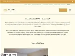 Sites similar to padmaresortlegian.com