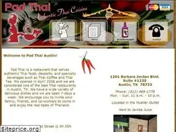 Sites similar to padthaiaustin.com