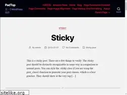 Sites similar to padtop.com