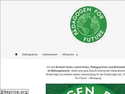 Sites similar to paedagogenforfuture.org