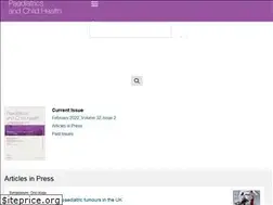 Sites similar to paediatricsandchildhealthjournal.co.uk