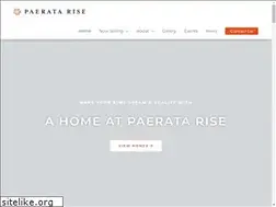 Sites similar to paeratarise.co.nz