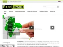 Sites similar to pafelingua.com
