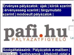 Sites similar to pafi.hu