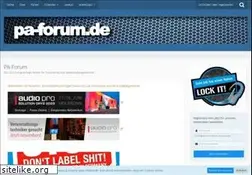 Sites similar to paforum.de