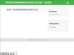 Sites similar to pagecommunication.co.uk