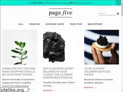 Sites similar to pagefive.thefifthcollection.com