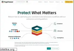 Sites similar to pagefreezer.com
