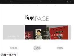 Sites similar to pageparpage.com