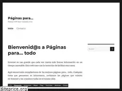 Sites similar to paginaspara.es