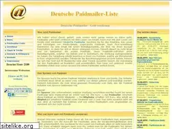 Sites similar to paidmailer-liste.de