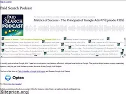 Sites similar to paidsearchpodcast.com