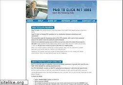 Sites similar to paidtoclicknetjobs.com