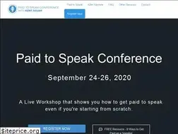 Sites similar to paidtospeakconference.com