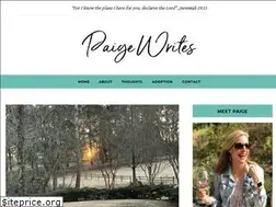 Sites similar to paige-writes.com