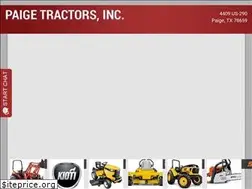 Sites similar to paigetractors.com