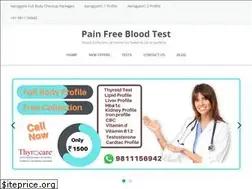 Sites similar to painfreebloodtest.com
