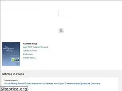 Sites similar to painmanagementnursing.org