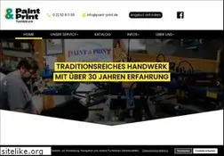 Sites similar to paint-print.de